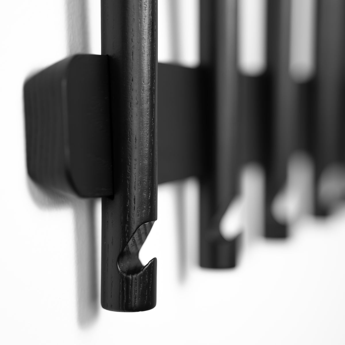 Pull tab for OTTO coat rack - Black (2 pcs)