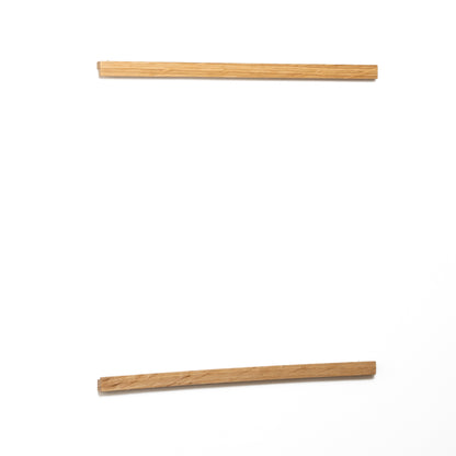 Display til vinylplader – SINGLE i egetræ
