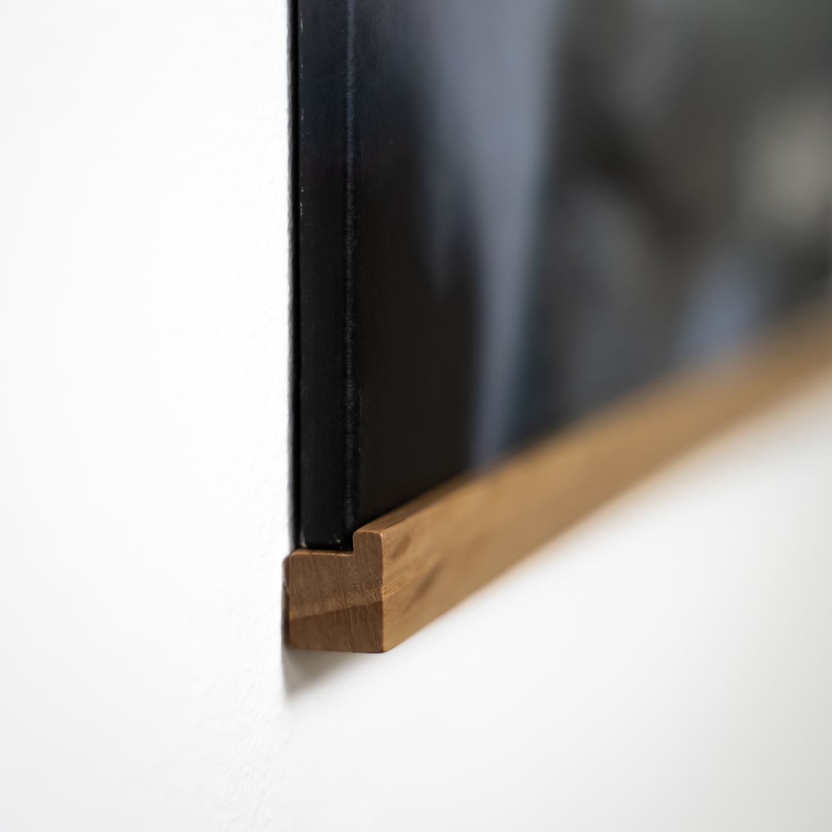 Display til vinylplader – SINGLE i egetræ