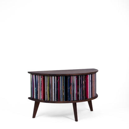 Vinyl storage in Walnut – Display LUNA