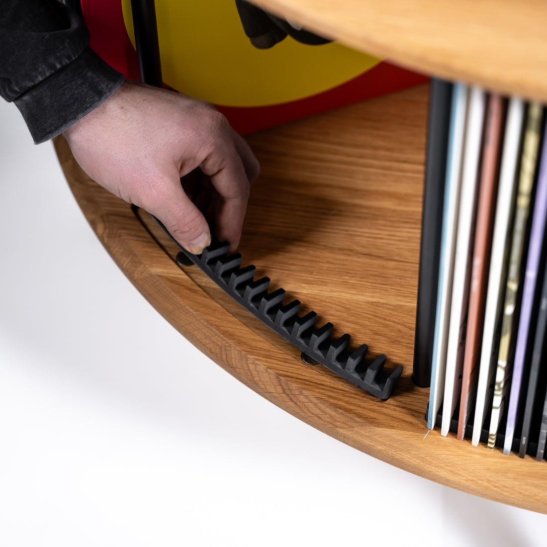 Houder voor dubbele vinylplaten – Display LUNA