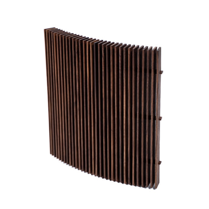 Speaker hiders in Walnut for vinyl furniture – Display LUNA (2 pcs)