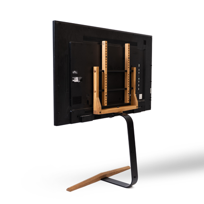 TV stand with swivel function in oak – NOMI